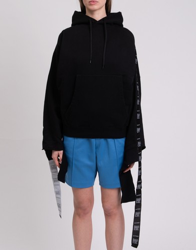 RRP €895 VETEMENTS Pullover Hoodie Size S Cut Out Raw Edges Made in Portugal - Picture 5 of 12