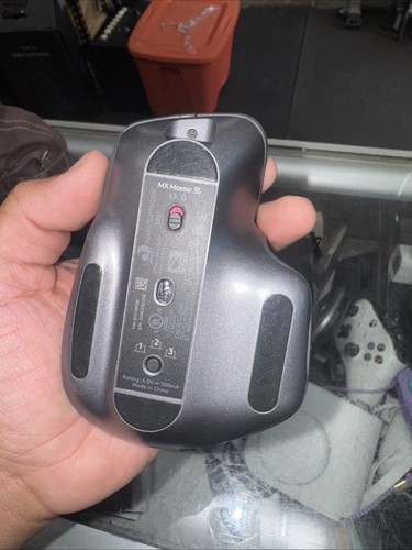 Logitech MX Master 3S Wireless USB/Bluetooth Mouse with Dongle Tested Works - Picture 3 of 5