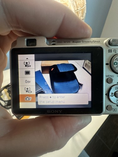 Sony DSC-W120 Cyber-Shot Digital Camera Silver with Retail Packaging - TESTED - Picture 14 of 15