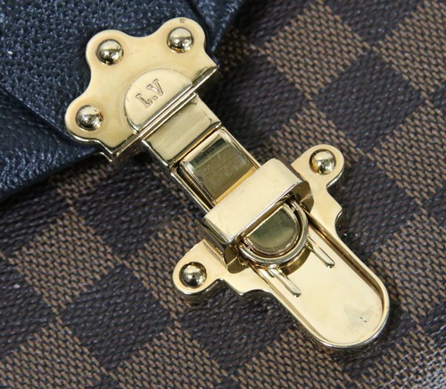 Bolso de hombro Louis Vuitton Clapton Damier Level de lona negro negro - ¡Bonito! - Imagen 13 de 24