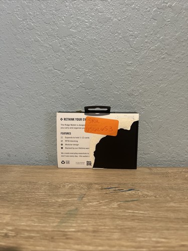 Portefeuille Ridge Slim Blocage RFID Bracelet Cash NOIR MINUIT - CUIR - Photo 2 sur 2