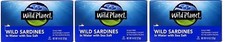 Wild Planet Wild Sardines in Water with Sea Salt 3 Pack