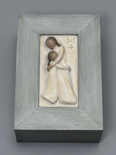 Caja de memoria Willow Tree madre e hija 2006 caja de baratija (proteger y apreciar) - Imagen 7 de 8