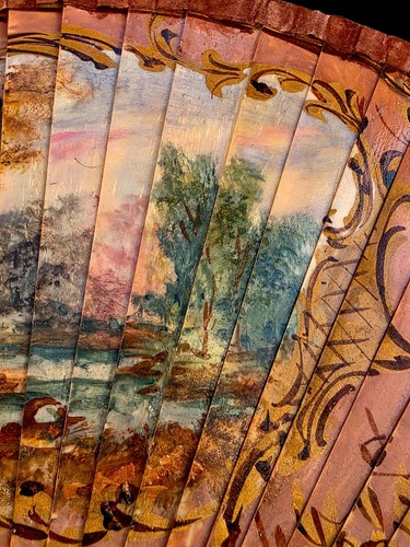 Fine Antique 18th Museum Quality Italian Hand Painted Brisee Hand Fan Ca 1720 - Picture 18 of 24