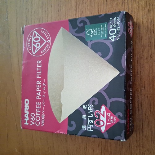 Hario V60 VCF-02-40W Coffee Dripper Filter Papers Size 02 1-4 cups.