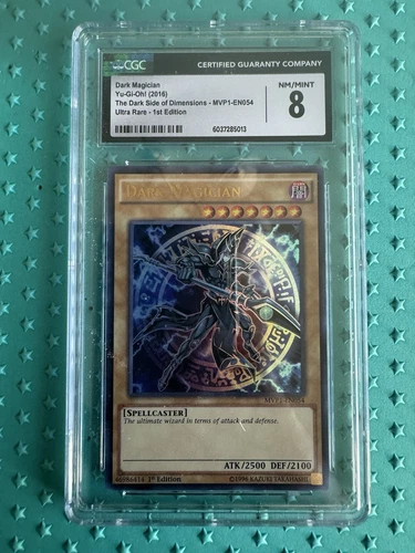 2017 CGC 8 MVP1-EN054 DARK MAGICIAN MOVIE 1ST EDITION ULTRA RARE 