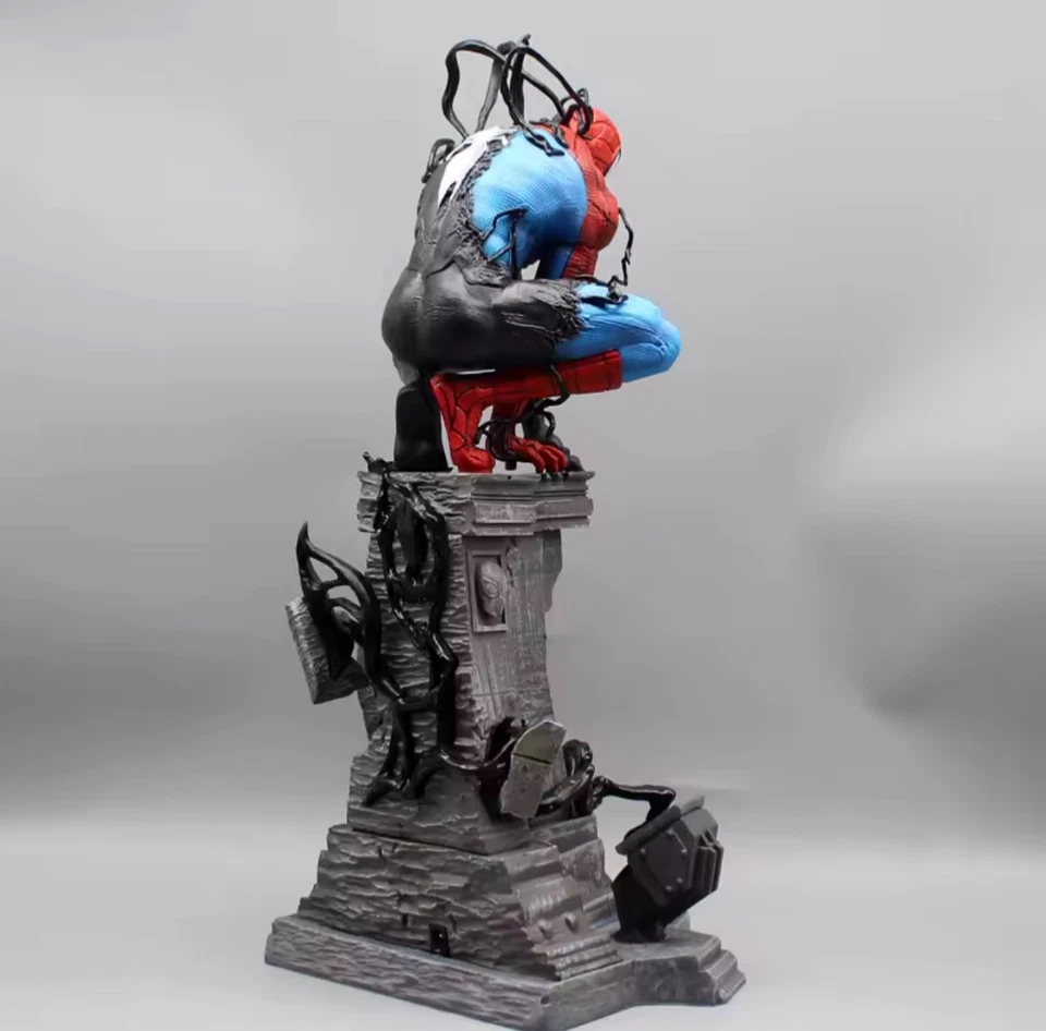 Spiderman Figur Marvel 38cm Superheld Modell - Spielzeug Statue Venom Action PVC - Bild 4 von 4