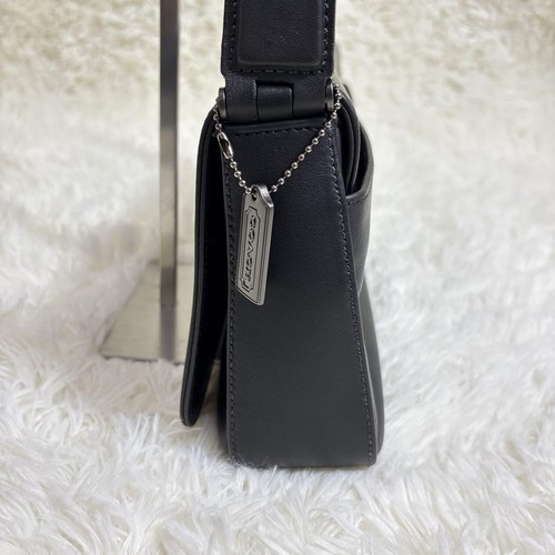 Bolso de Hombro COACH Vintage 9179 Cuero Negro Una Correa Hecho en EE. UU. Mujeres - Imagen 5 de 17