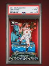 2024 Panini Donruss Optic Trae Young Downtown PSA 10 POP 5!!