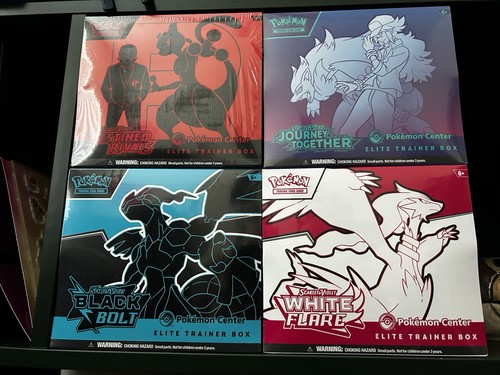 Lot - Pokemon TCG Destined Rivals ETB Pokemon Center BBWF Journey Together