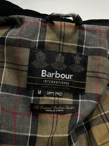 MINT BARBOUR INTERNATIONAL SLIM A7 ORIGINAL WAXED JACKET SIZE M US 38 EU 48 - Picture 18 of 24