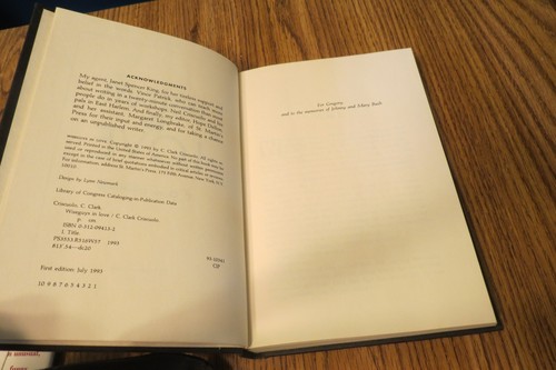 Wiseguys In Love. C. Clark Criscuolo. 1993 First Edition HC. Signed w/letter. - Picture 11 of 11