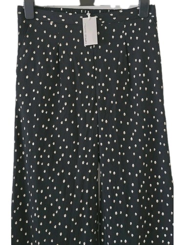 CAPSULE Mujer Pantalones Pierna Ancha Cintura Elástica Bolsillos Damas Negro Talla 14 - Imagen 2 de 8