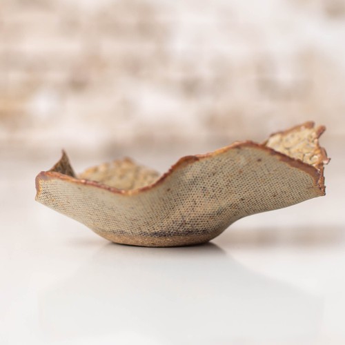 Skull Handmade Signed Artist Piece Pottery Bowl Art - Picture 3 of 6