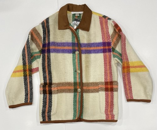 The Limited Wollmantel Jacke Damen M Medium kariert Herbst Winter Neu mit Etikett (148 $) - Bild 1 von 24