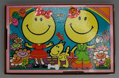Juego de Vestir Sonrisa Colorforms Vintage Juego Cara Sonriente Años 70 *Casi Completo - Imagen 10 de 19