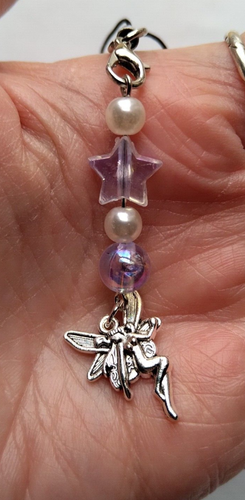 Star Fairy Cell Phone Charm Strap Pendant Chain Hanging Car Mirror Decor Lanyard - Zdjęcie 6 z 7