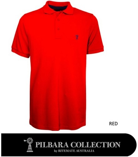 RITEMATE "PILBARA" - 2 PACK -MENS SHORT SLEVE COTTON PIQUE POLO SHIRT - RMPC019 - Picture 12 of 12