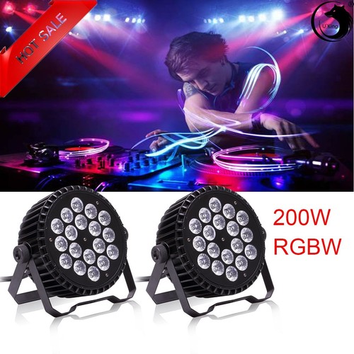 200W DMX RGBW LED 18 Par Stage Light Color Change DJ Party Disco Show Lighting - Picture 17 of 20