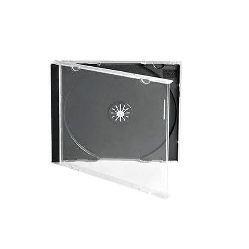 200 CD JEWEL CASES COMPLETE WITH BLACK TRAYS NEW - Picture 1 of 1