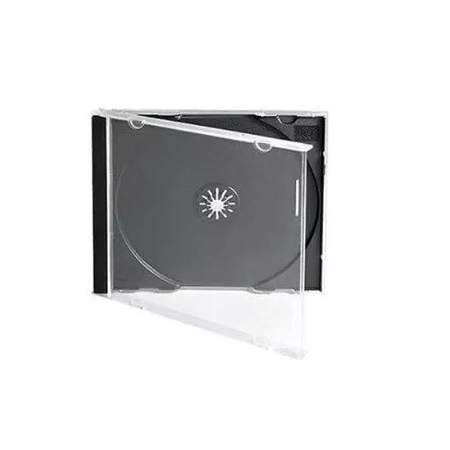200 x CD JEWEL CASES (COMPLETE W BLACK TRAYS) **READ DESCRIPTION""