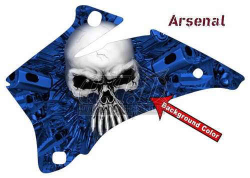 KIT GRÁFICO INVISION DECOR UTV POLARIS GENERAL/RZR 900S/1000XP ARSENAL B - Imagen 9 de 12