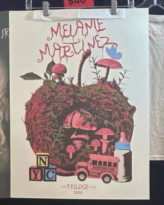 Melanie Martinez Trilogy Tour NYC Madison Square Garden 2024 Poster