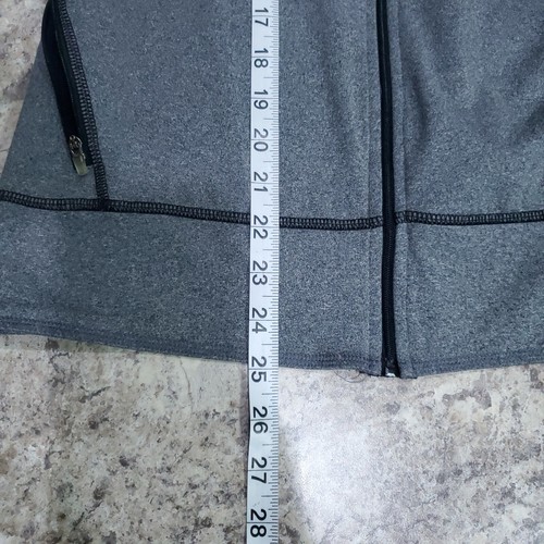 C9 Champion Jacket Women XLarge Long Sleeve Vneck Zip Sweater Gray Running Sport - Picture 3 of 11