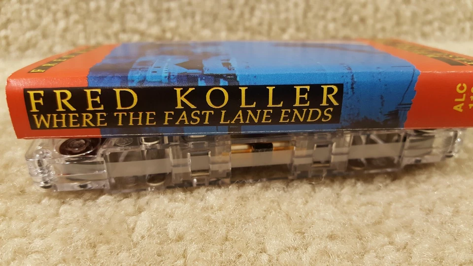 Vintage 1990 Cassette Tape Fred Koller Where The Fast Lane Ends Alcazar Prod - Image 4 of 4