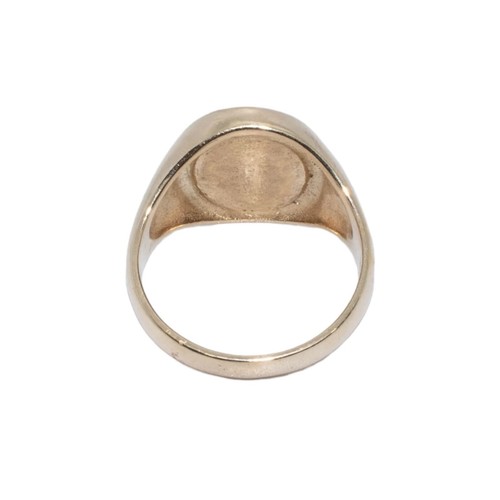 9ct 9k Yellow Gold Masonic Freemason Men’s Signet Ring Size U. Brand New - Picture 4 of 7