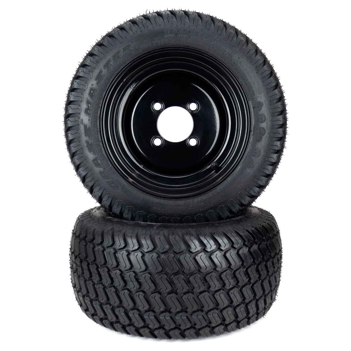 2) Turf Tire Assemblies 18x8.50-10 Wright Stander Intensity 2) Turf Tire Assemblies 18x8.50-10 Wright Stander Intensity