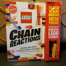 Klutz LEGO Chain Reactions Design and Build Amazing Moving Machines New