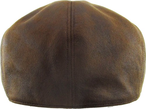Gatsby Ivy Collection Classic Newsboy Cabbie Applejack Leather Hats Caps - Picture 20 of 47