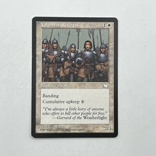 Magic The Gathering MTG Volunteer Reserves - Weatherlight- VG Authentic Official