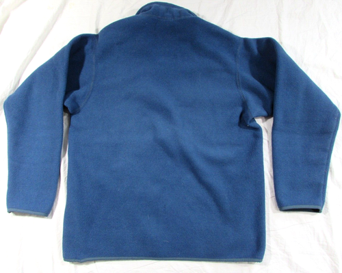 Patagonia Men's Synchilla Marsupial Fleece Pullover Blue Size Large Jacket - Afbeelding 10 van 13