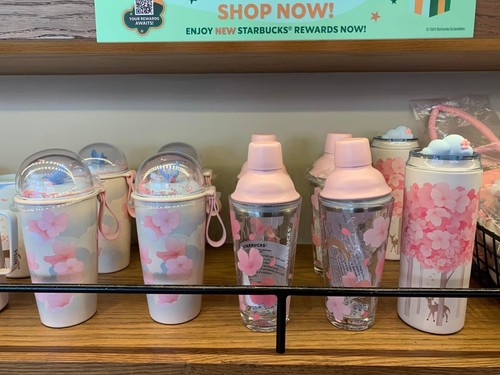 2025 Starbucks Milky Island Cherry Blossom Pink Sakura Collection Brand New - Picture 4 of 37
