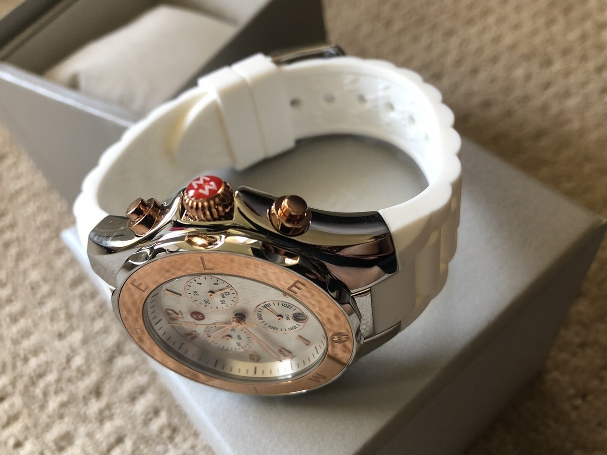 Michele Rose Gold Tahitian Jelly Bean Watch Michele Tahitian Jelly Bean Chronograph main image 4