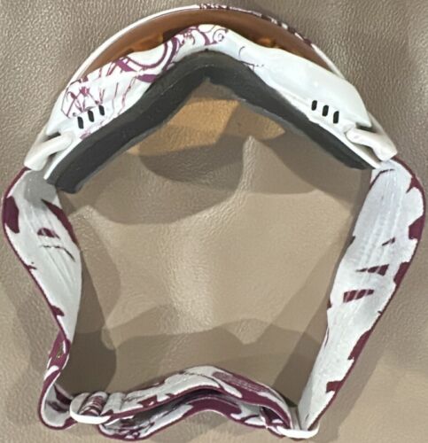Oakley Snow/Ski/Snowboard Goggles-Winter Sports Unisex(White/Purple) Amber Lens - Picture 8 of 10