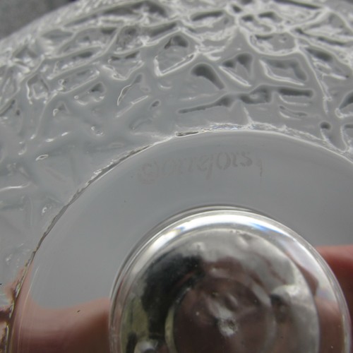 Candelabro votivo Orrefors Suecia disco de cristal - Imagen 5 de 5