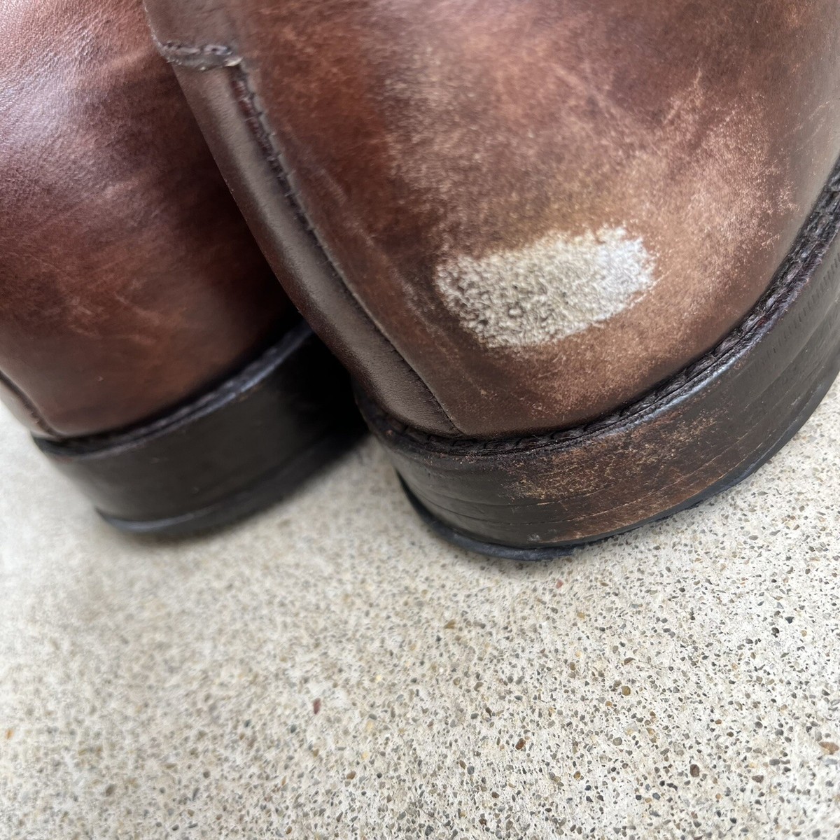 Allen Edmonds Brown Fifth Avenue DISTRESSED Captoes 12.5D 