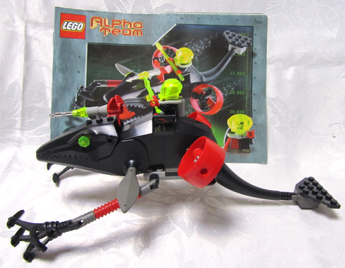 VINTAGE LEGO 4797 ALPHA TEAM OGEL MUTANT KILLER WHALE 2002 RETIRED USED - Picture 4 of 14