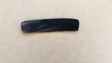 Pettine In Osso Unico Da Taschino Vintage Nuovo Doppia Dentatura 12,5 Cm  PO025