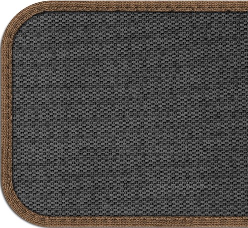 Set of 15 SKID-RESISTANT Carpet Stair Treads TOFFEE BROWN runner rugs - Picture 3 of 3