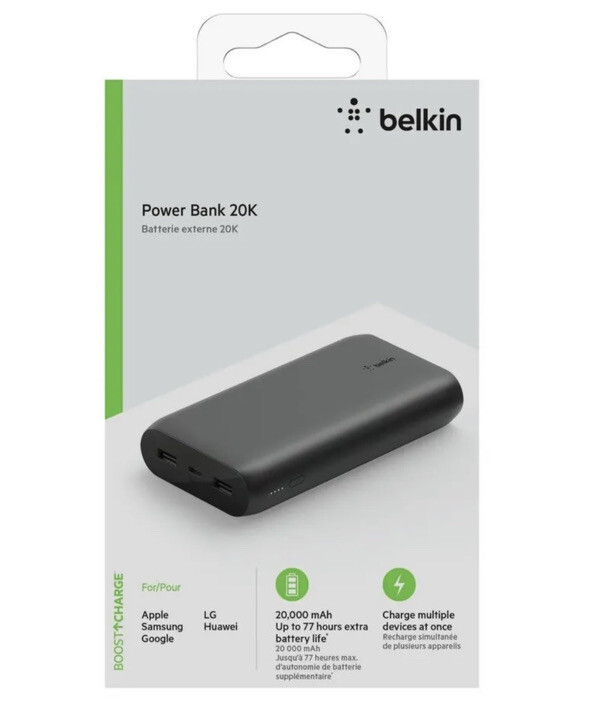 Belkin 20000 mAh Power Bank BPB002BTBK for sale online eBay