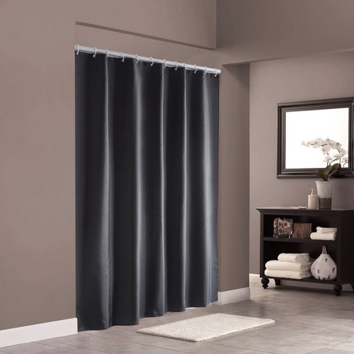 Shower Curtain Printed Polyester Fabric Curtains With 12 Hooks Bathroom Décor - Picture 167 of 200