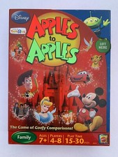 Disney Apples to Apples Game COMPLETE Mattel 2009 Cards Family Party