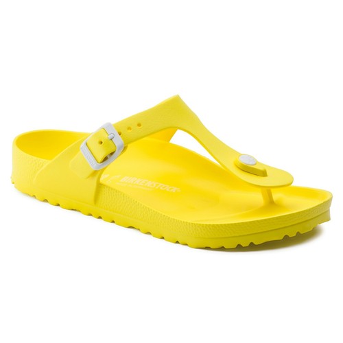 Birkenstock Gizeh Eva Resistente Al Agua-Neon Amarillo-Nuevo Y En Caja  128351 | eBay