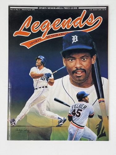 Legends Magazine 5x LOT 1991 JORDAN CARD Fielder Rickey Ryan Griffey 2001 Ichiro - Picture 5 of 11