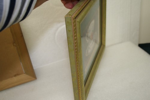 Set of 2 Framed Tea Cup pictures by Barbara Mock Wood Frame Really Beautiful - Picture 9 of 13