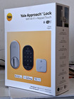 Brand New Yale Approach Lock with Wi-Fi + Keypad Silver Argent Door